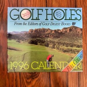 Golf Holes 1996 Calendar Golf Digest 365 Days Page-a-Day Desk Calendar